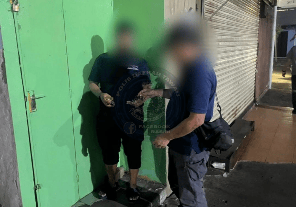 Lelaki Ditahan Bersama Syabu di Tawau