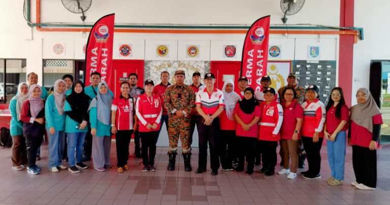 Penghidap Talasemia Tarik Perhatian di Program Derma Darah Papar