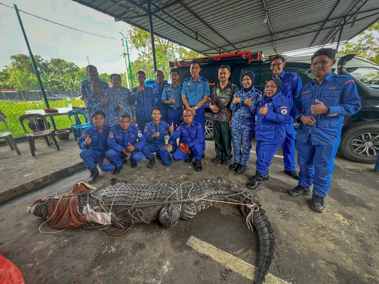 Buaya Panjang 9 Kaki di tangkap di Sandakan 1 photo 2025 10 28 18 15 20