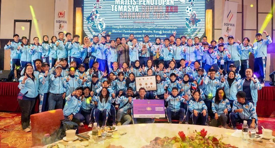 Sabah Kekal Juara Keseluruhan SOPMA Ke-22 di Sarawak
