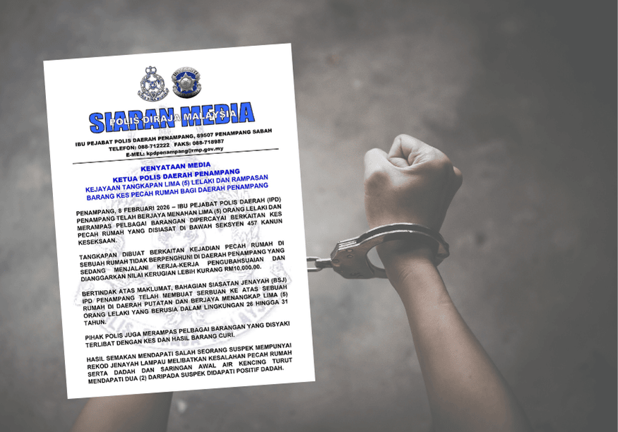 Gambar Pecah Rumah Putatan