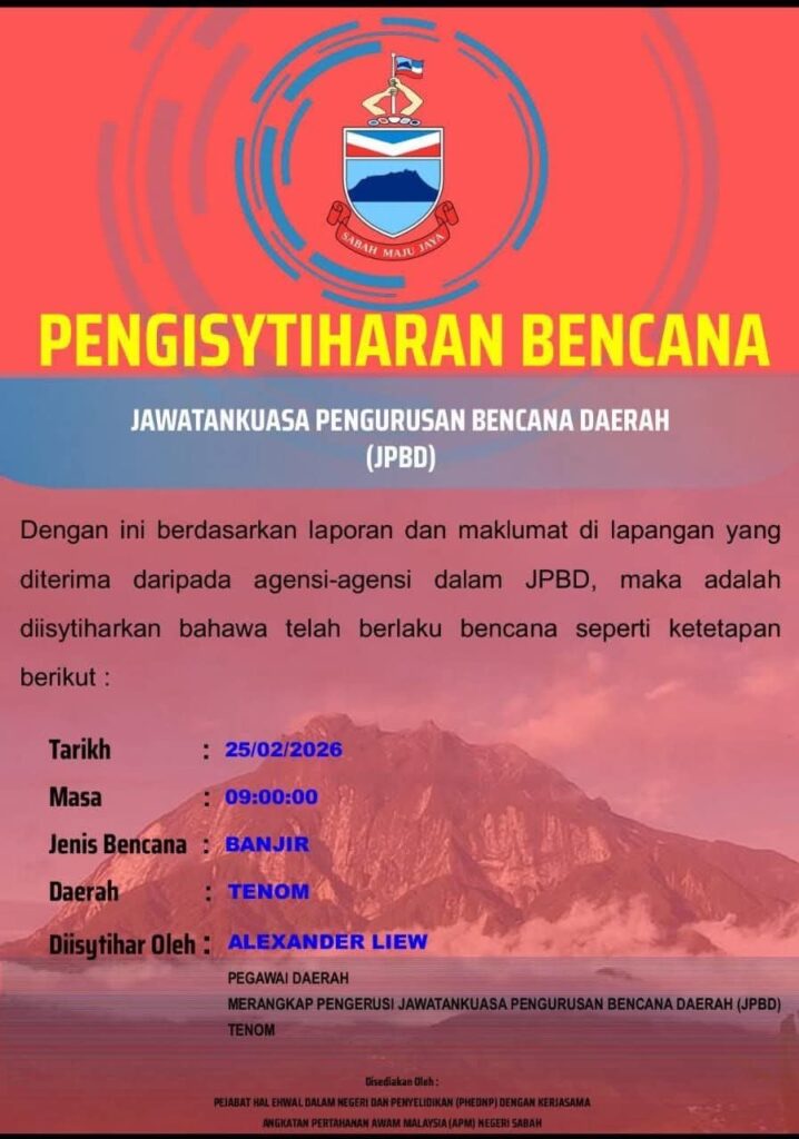 22 Kampung terjejas Banjir di Tenom 2 photo 2026 02 25 14 37 49