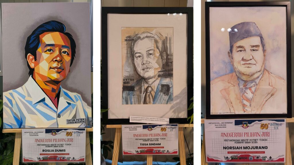 Pertandingan kreatif potret tokoh pemimpin Sabah, wadah hayati sejarah Double Six 4 3