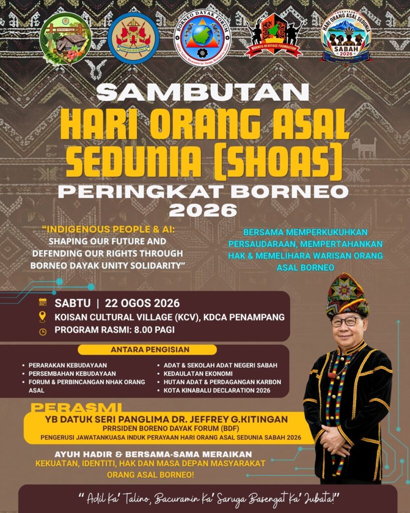 SHOAS2026 to unite indigenous voices across Borneo 3 WhatsApp Image 2026 08 20 at 12.53.37 PM