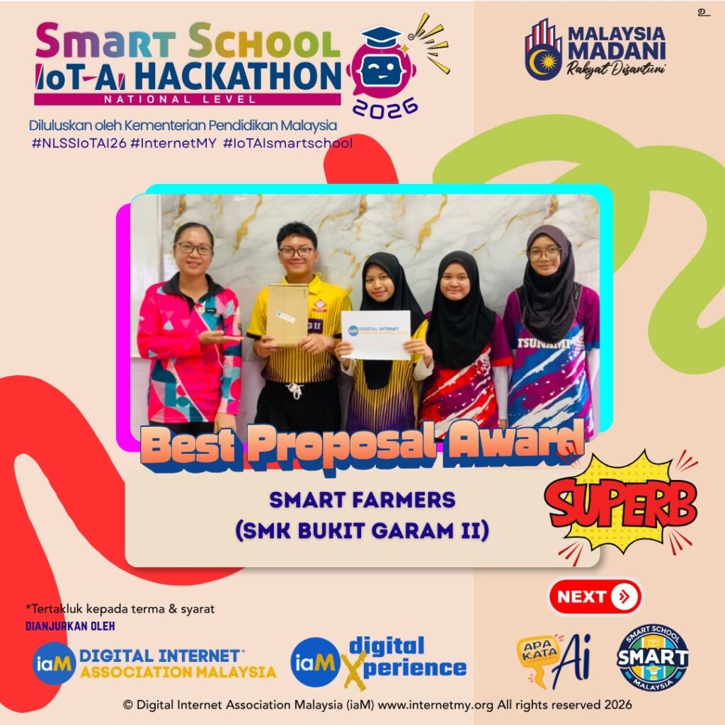 Pelajar Selangor juara pertandingan cipta teknologi pintar, Sabah paling menonjol 5 3c12ac12 9d9b 47dd 95e7 5c63b44cb798